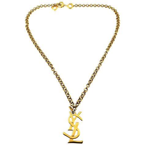 ring ysl|YSL chain necklace.